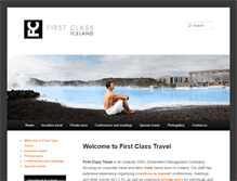 Tablet Screenshot of firstclass.is