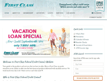 Tablet Screenshot of firstclass.org