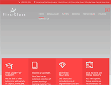 Tablet Screenshot of firstclass.com.hk